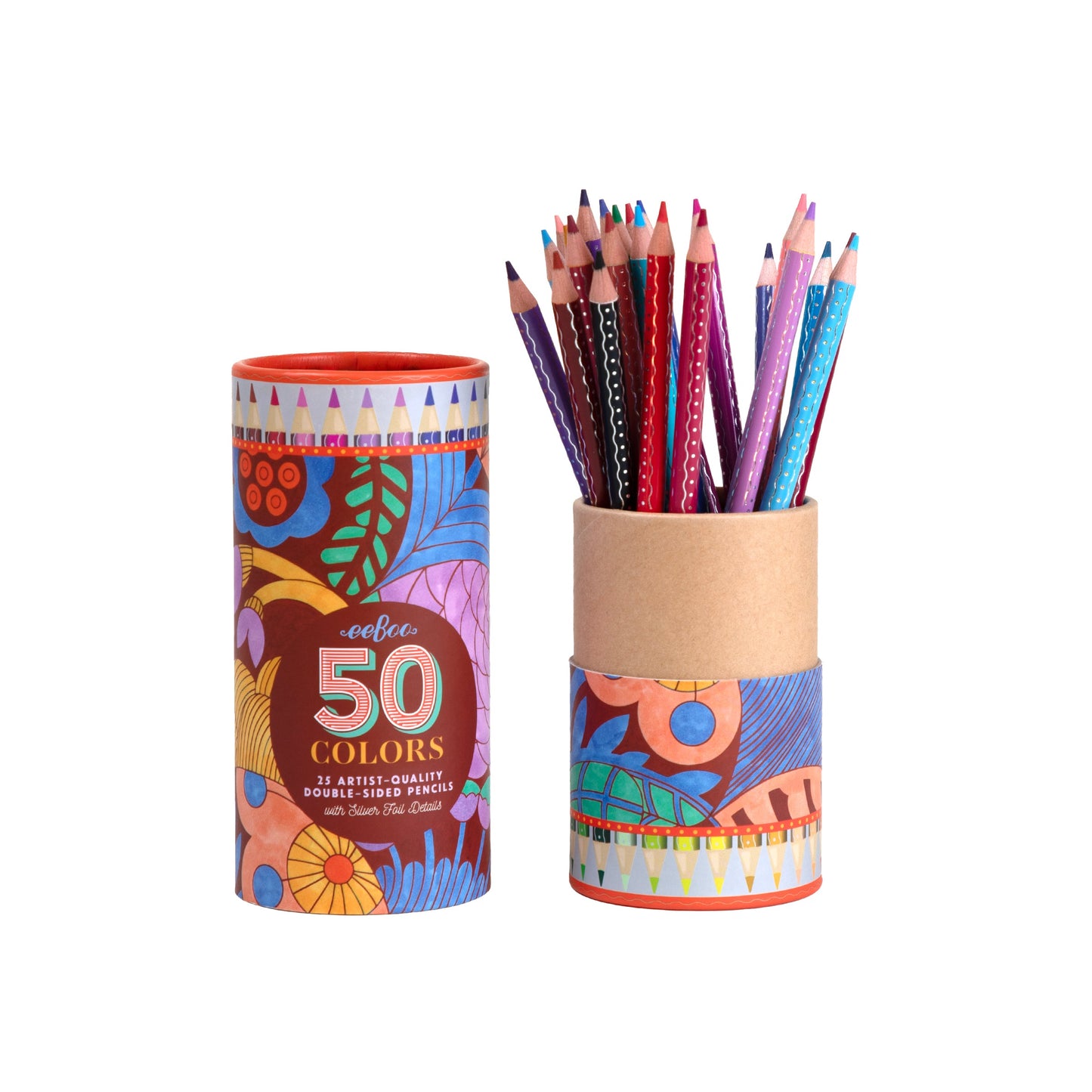 Cecilia's Double-Sided Color Pencils by eeBoo | Unique Fun Gifts