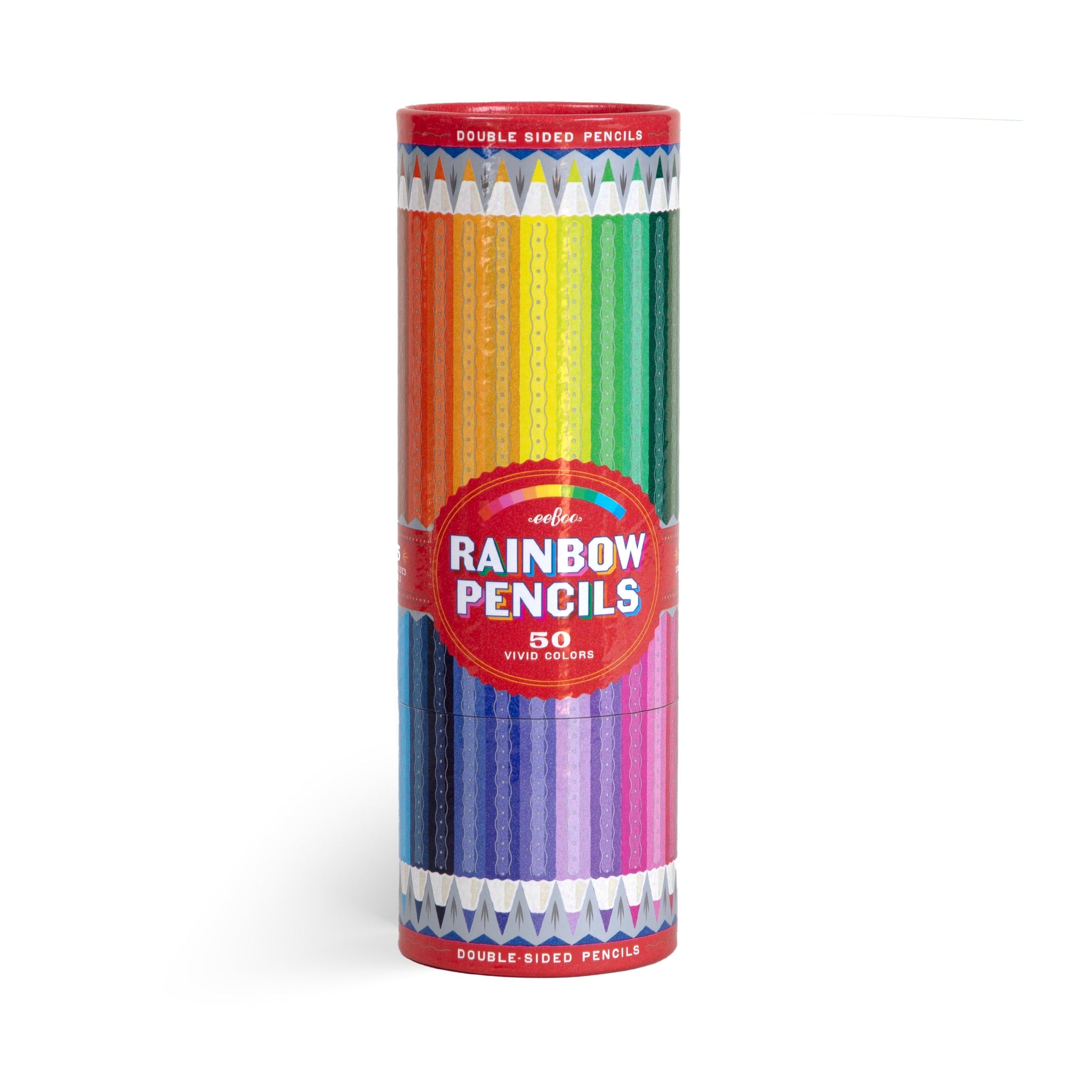 Rainbow Double-Sided Color Pencils  by eeBoo | Unique Fun Gifts