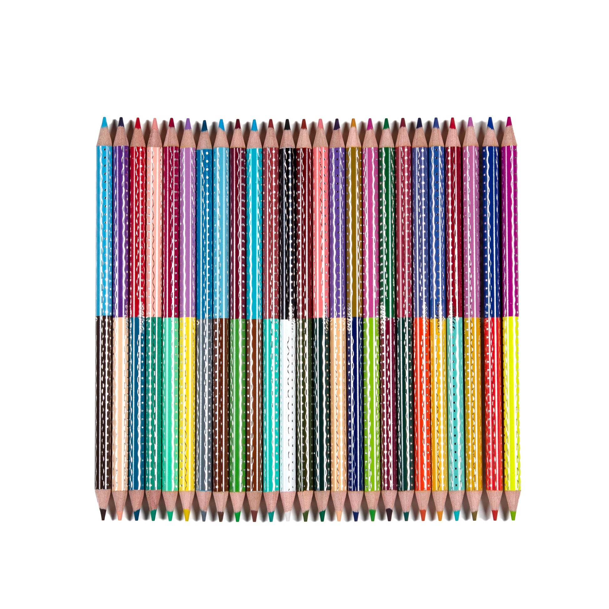 Rainbow Double-Sided Color Pencils  by eeBoo | Unique Fun Gifts