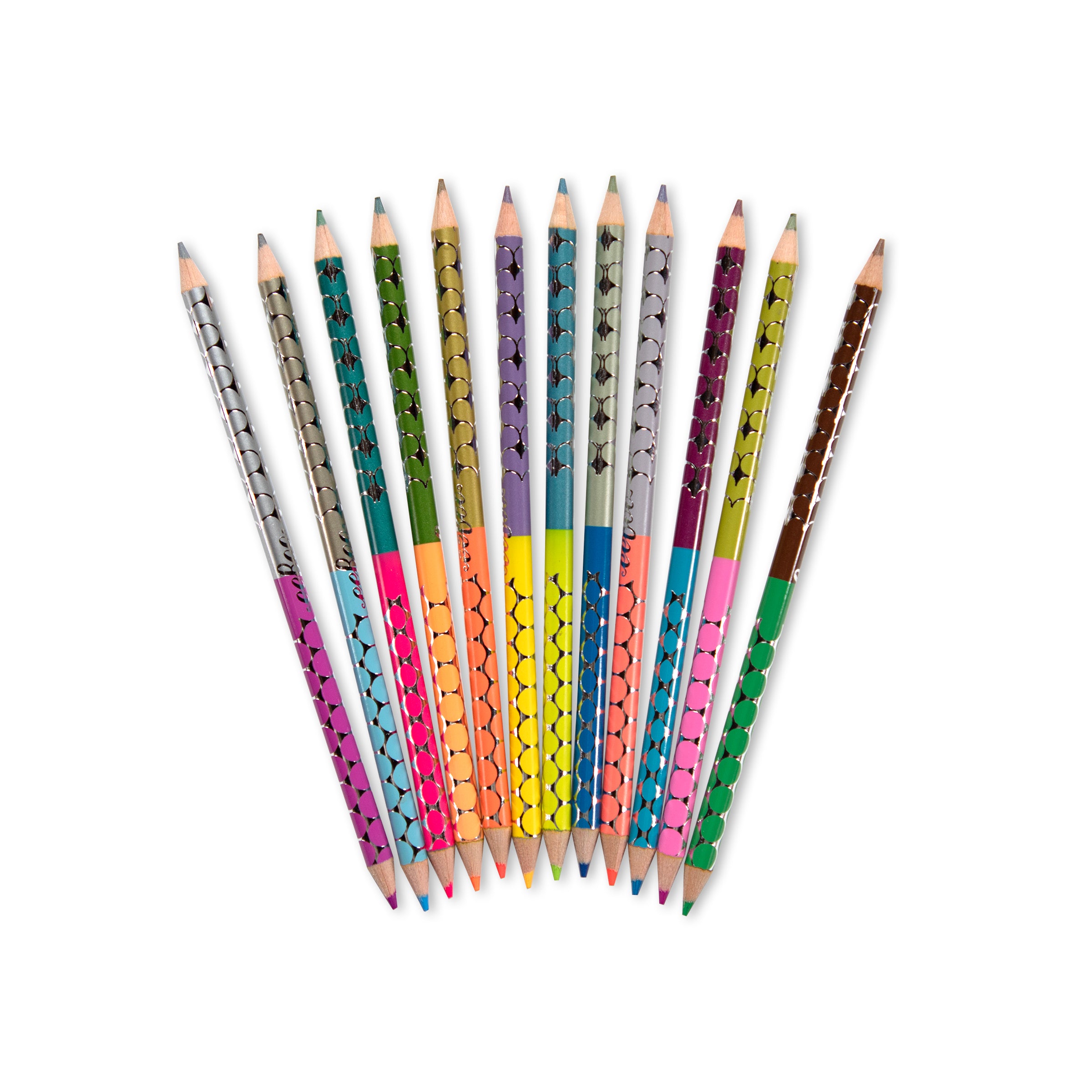 Unicorn Garden 12 Double Color Pencils