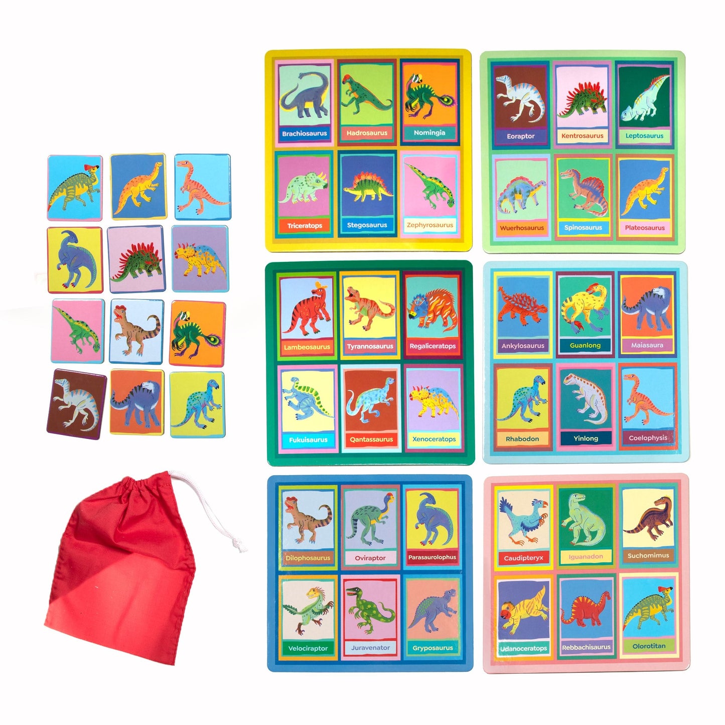Dinosaur Bingo Game by eeBoo | Unique Fun Gifts