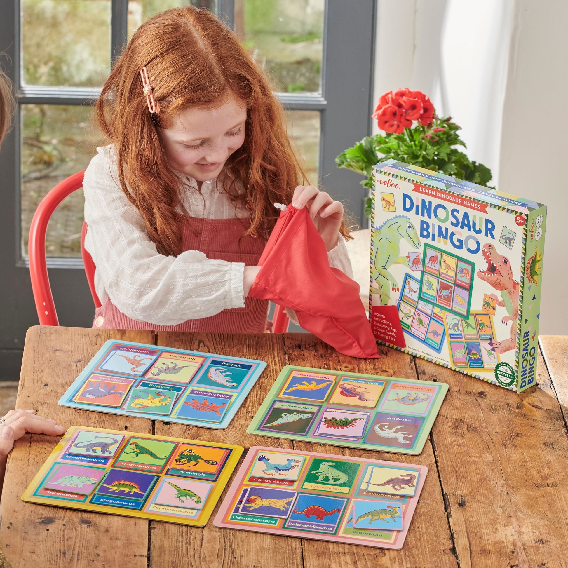 Educational Dinosaur Bingo Game by eeBoo | Unique Fun Gifts