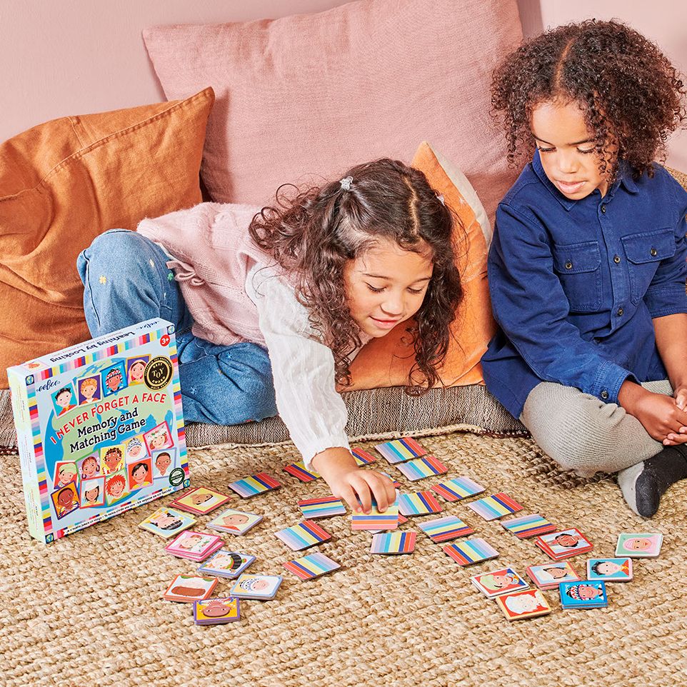 I Never Forget a Face Award Winning Memory and Matching Game by eeBoo | Gifts for Pre School Kids 3+