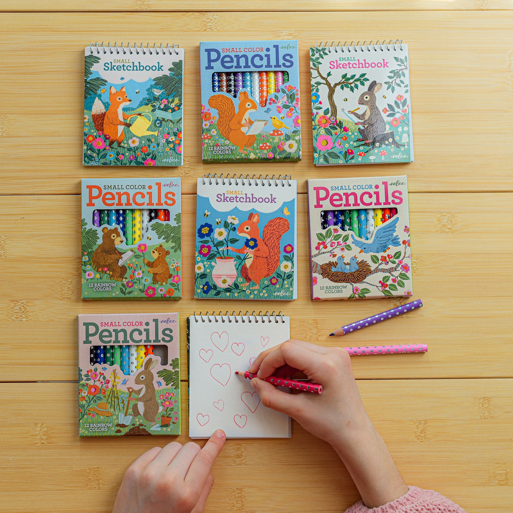 Victoria's Garden Small Pencil Assortment (24) by eeBoo | Unique Fun Gifts