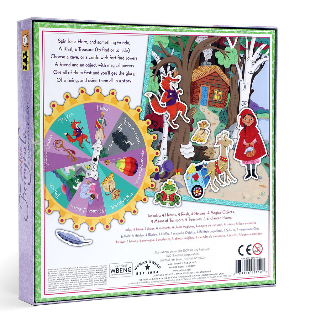 Fairytale Create A Story Spinner Award Winning Game by eeBoo | Unique Gifts for Pre School Kids 3+