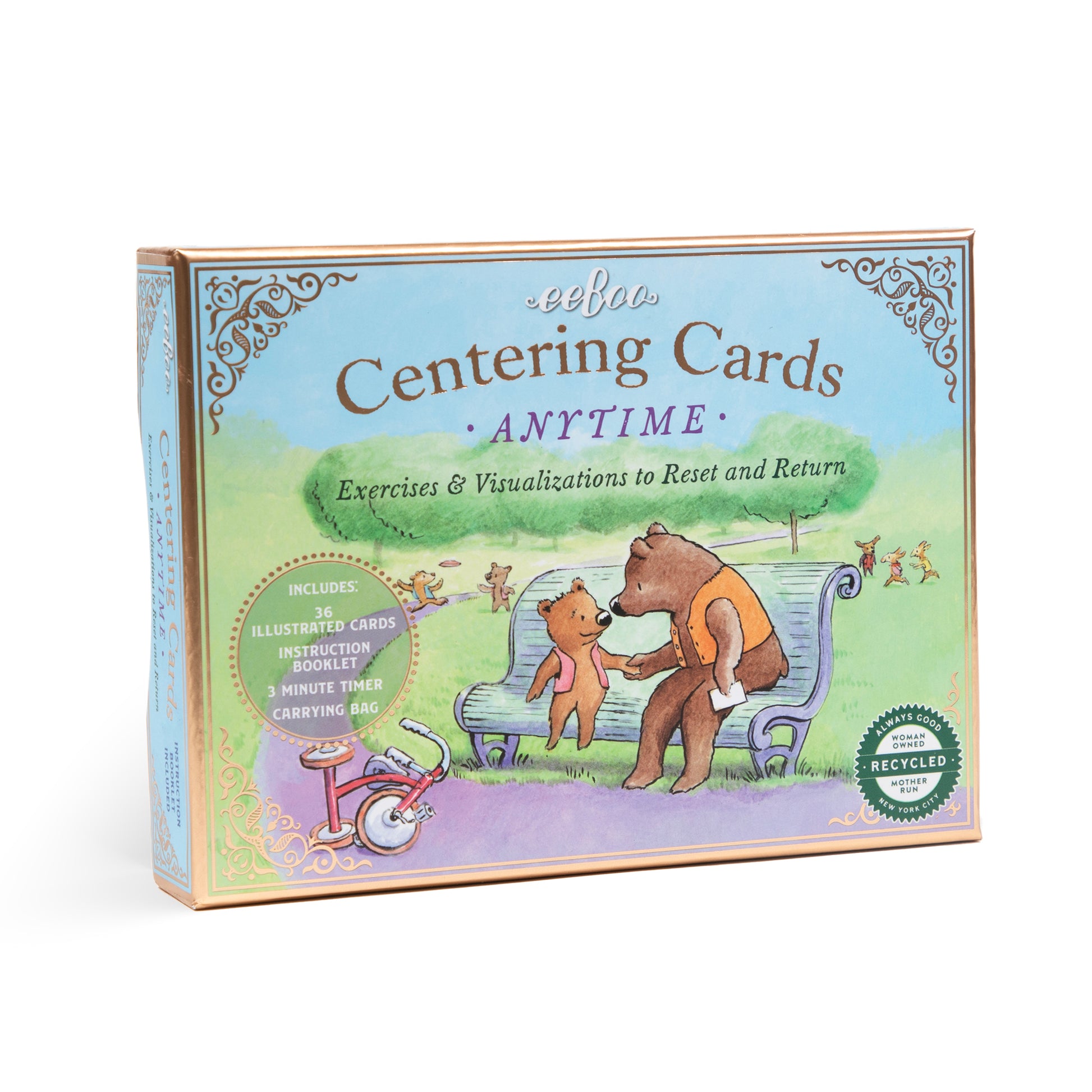 Anytime Centering Calming Cards for Children of All Ages by eeBoo | Gentle Parenting Skills | Special Needs Adaptable