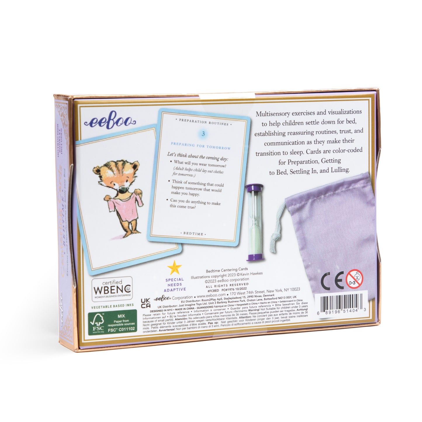 Bedtime Centering Calming Cards for Children of All Ages by eeBoo | Gentle Parenting Skills | Special Needs Adaptable
