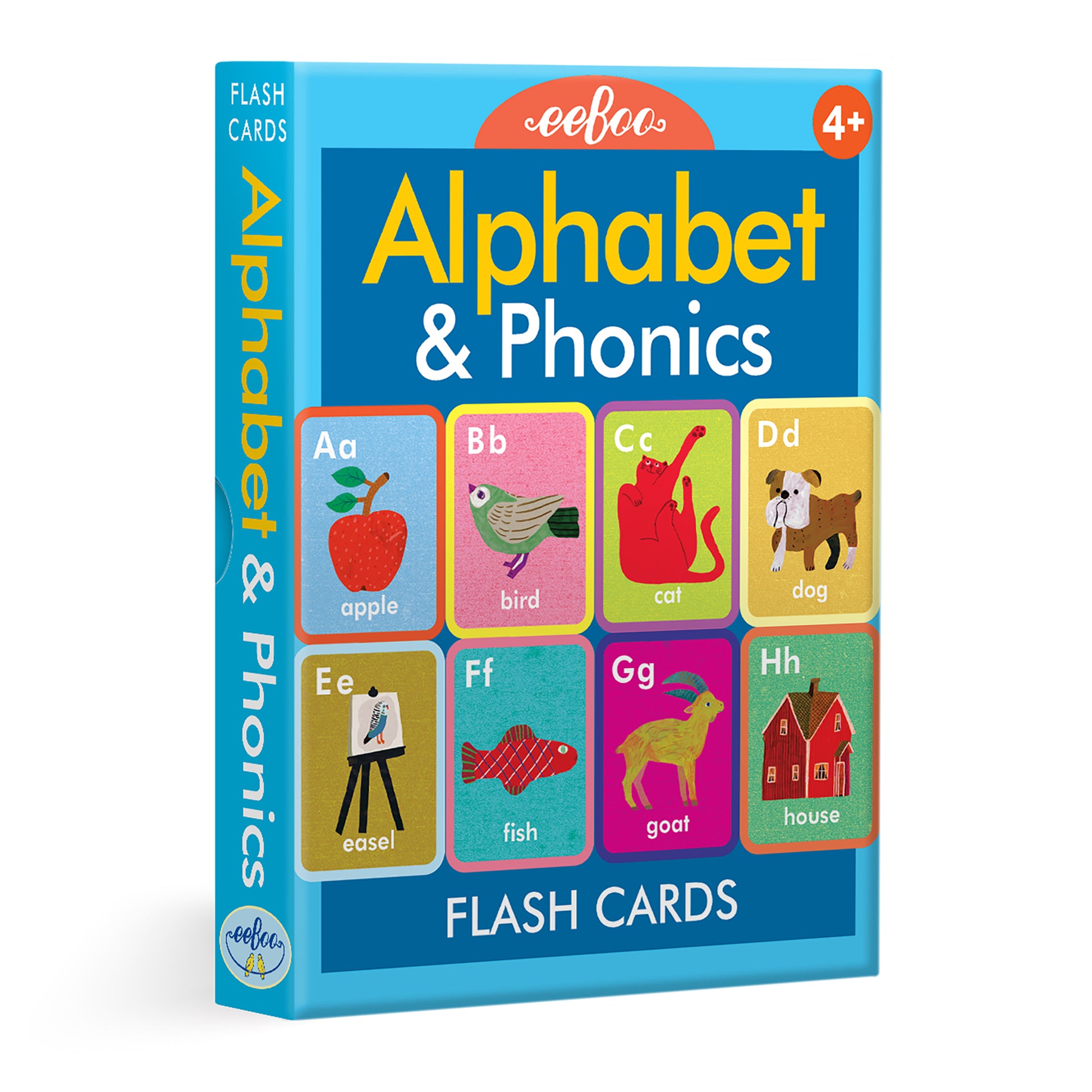 Alphabet and Phonics Educational Flash Cards eeBoo for Kids Ages 4+