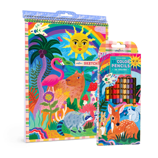 Fawn & Sun Sketchbook and Pencil Bundle