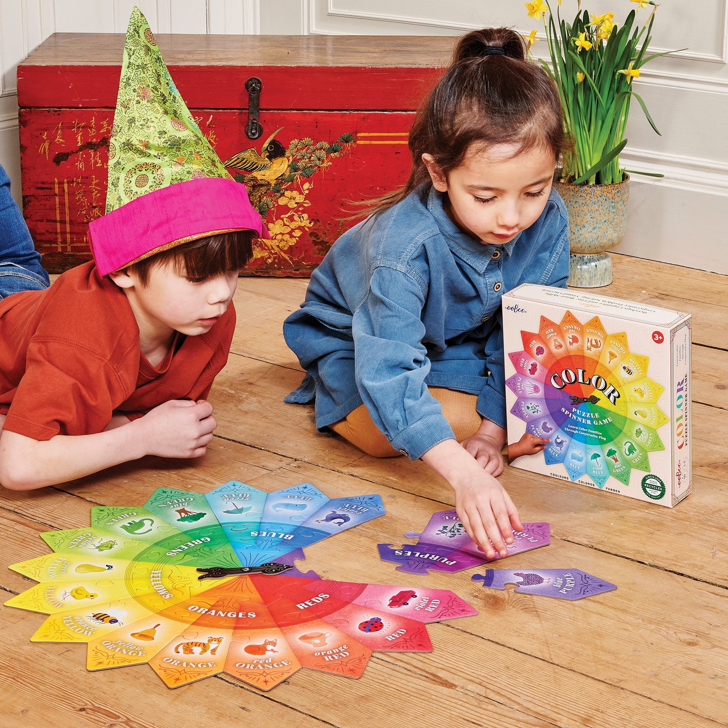 Color Puzzle Spinner Game by eeBoo | Unique Fun Gifts