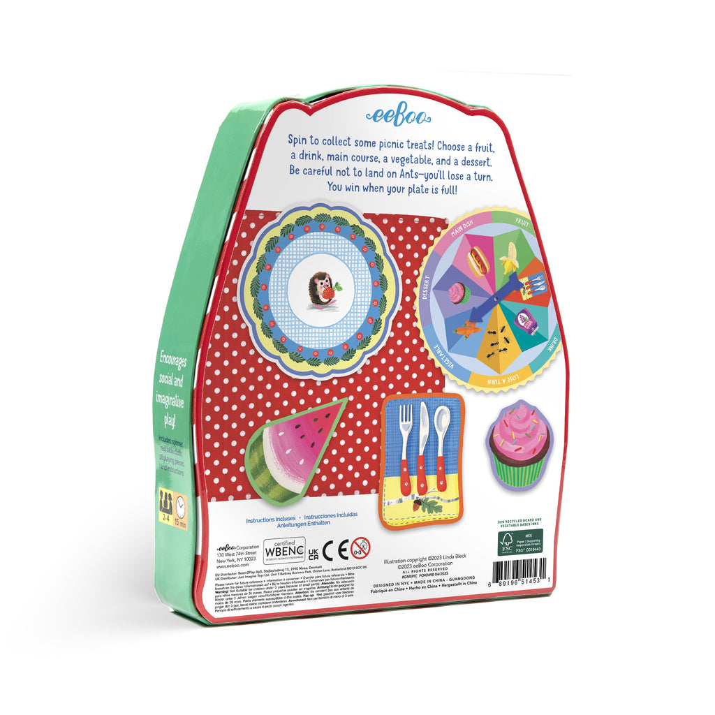 Picnic Shaped Spinner Game eeBoo