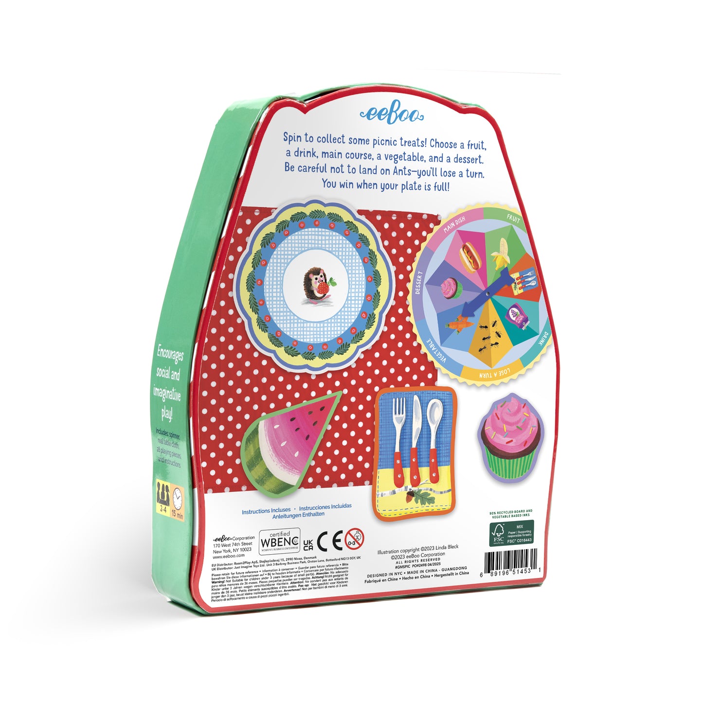 Picnic Shaped Spinner Game