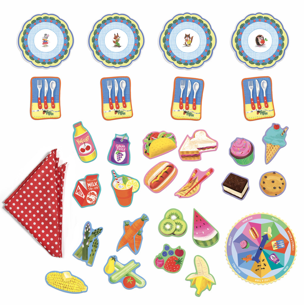 Picnic Shaped Spinner Game eeBoo