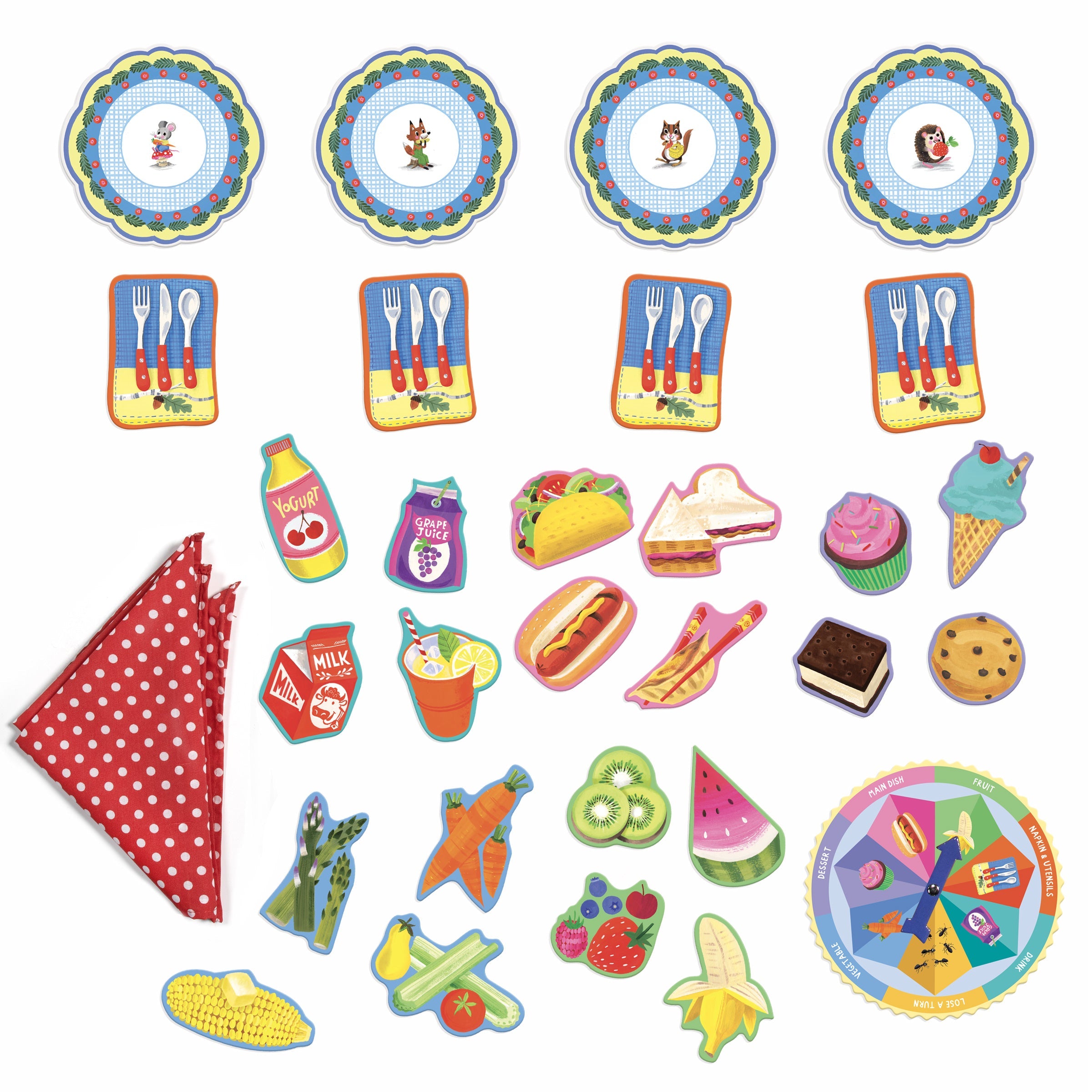 Picnic Shaped Spinner Game eeBoo