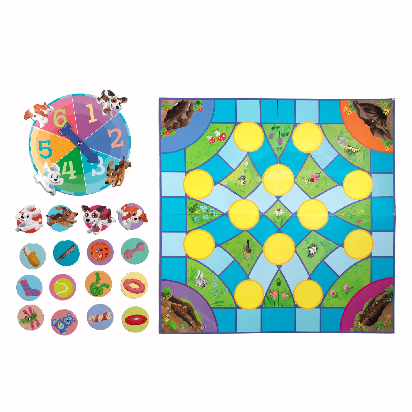 Puppy Dog Fuffle Board Game by eeBoo | Fun Unique Engaging Game for Kids 4+ | Award Winning Pre School Game
