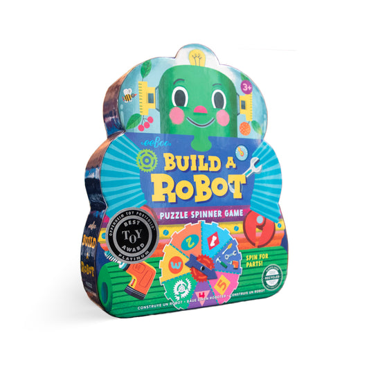 Build a Robot Award Winning Spinner Game by eeBoo | Unique Fun Gifts for Kids Ages 3 & Up
