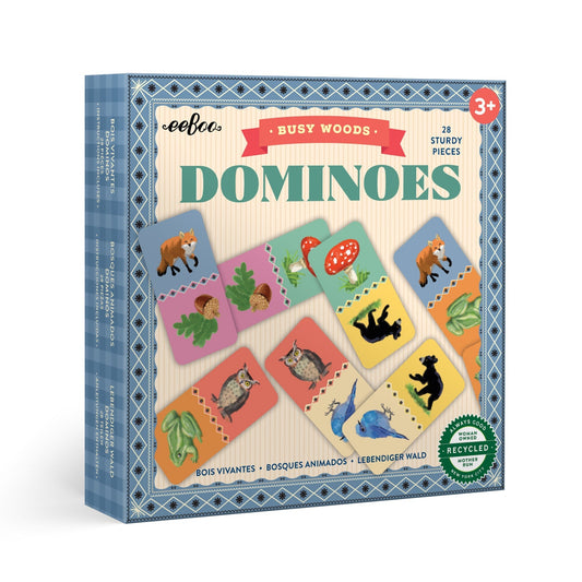 Busy Woods Dominoes by eeBoo | Unique Fun Gifts