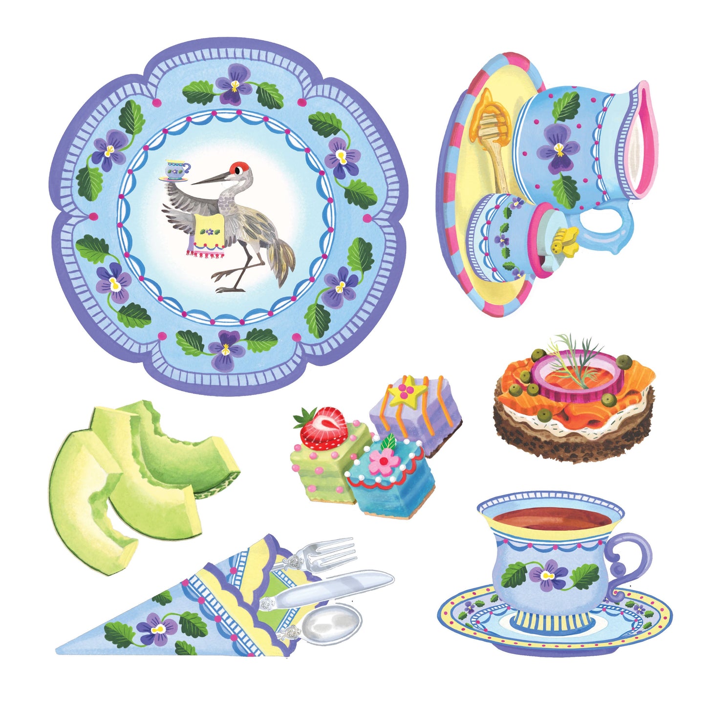 Kitten's Time for Tea Spinner Game