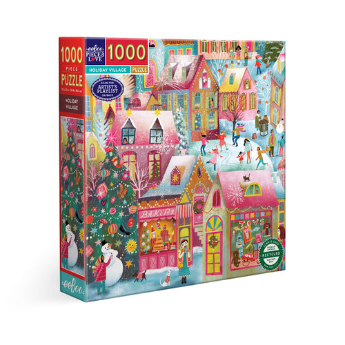 Holiday Village 1000 Piece Puzzle eeBoo