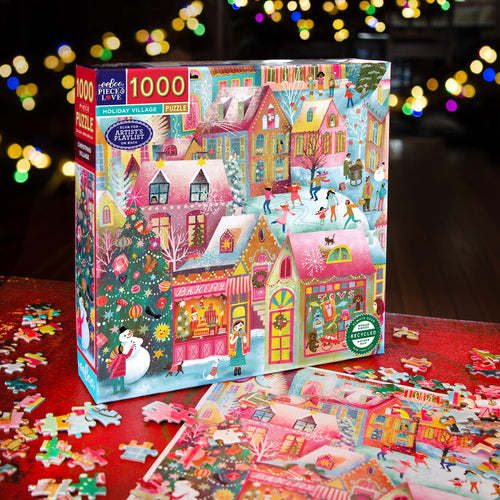 Holiday Village 1000 Piece Puzzle eeBoo