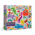 Giant puzzle box with colorful animal illustrations. animal-voices-36-piece-giant-puzzle