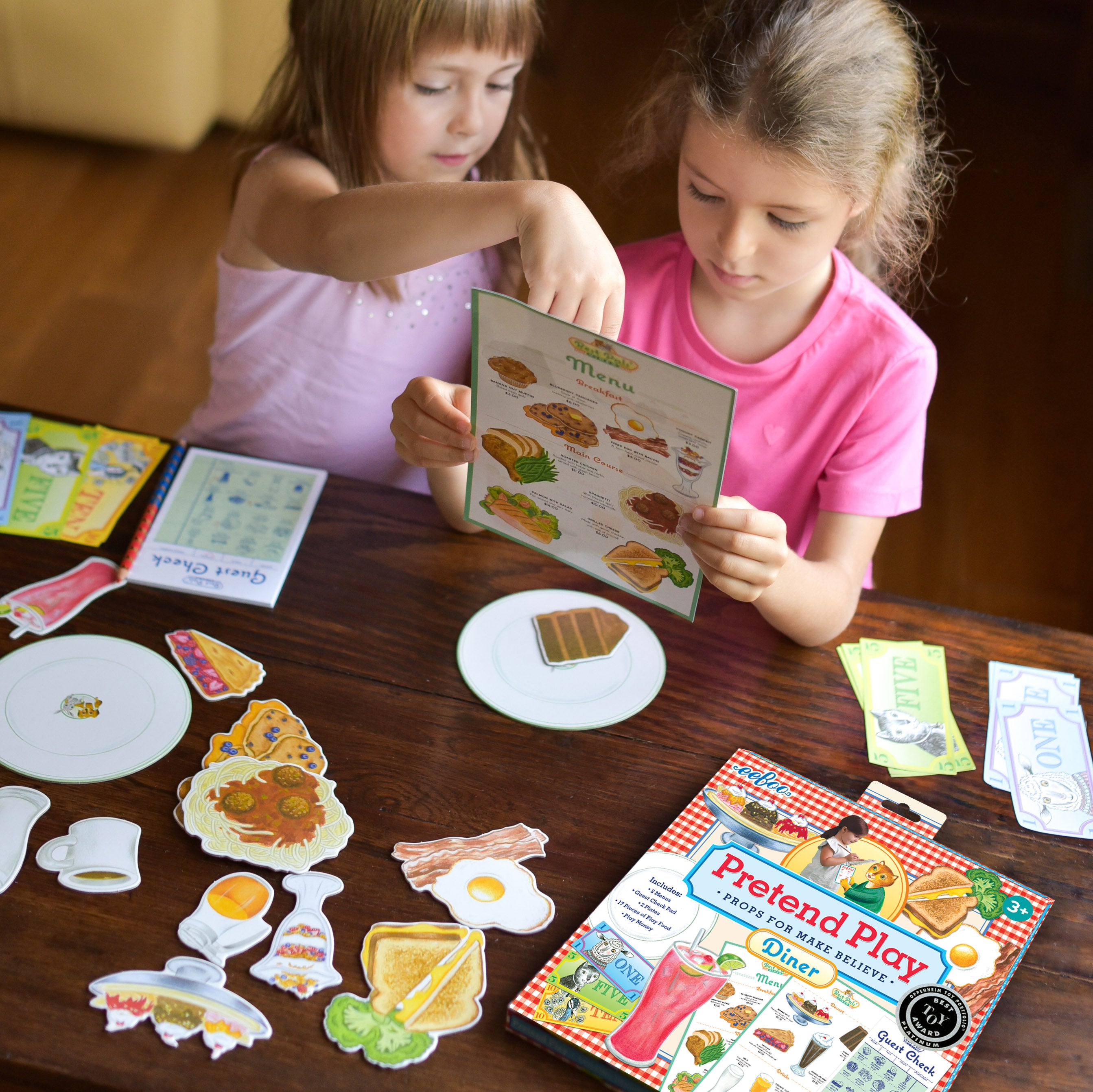 Best Pals Diner Restaurant Pretend Play Set Award Winning eeBoo 3