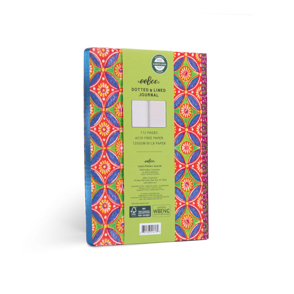 Luisa's Pattern Journal by eeBoo | Unique Fun Gifts