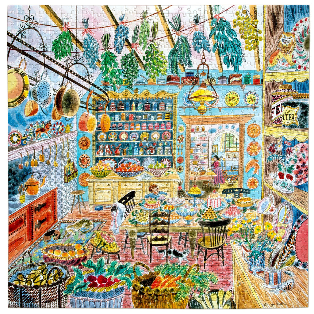Victorian Kitchen 1000 Piece Puzzle by eeBoo | Unique Beautiful Gifts