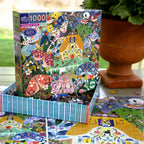 Cottage at Dusk 1000 Piece Puzzle by eeBoo | Unique Beautiful Gifts