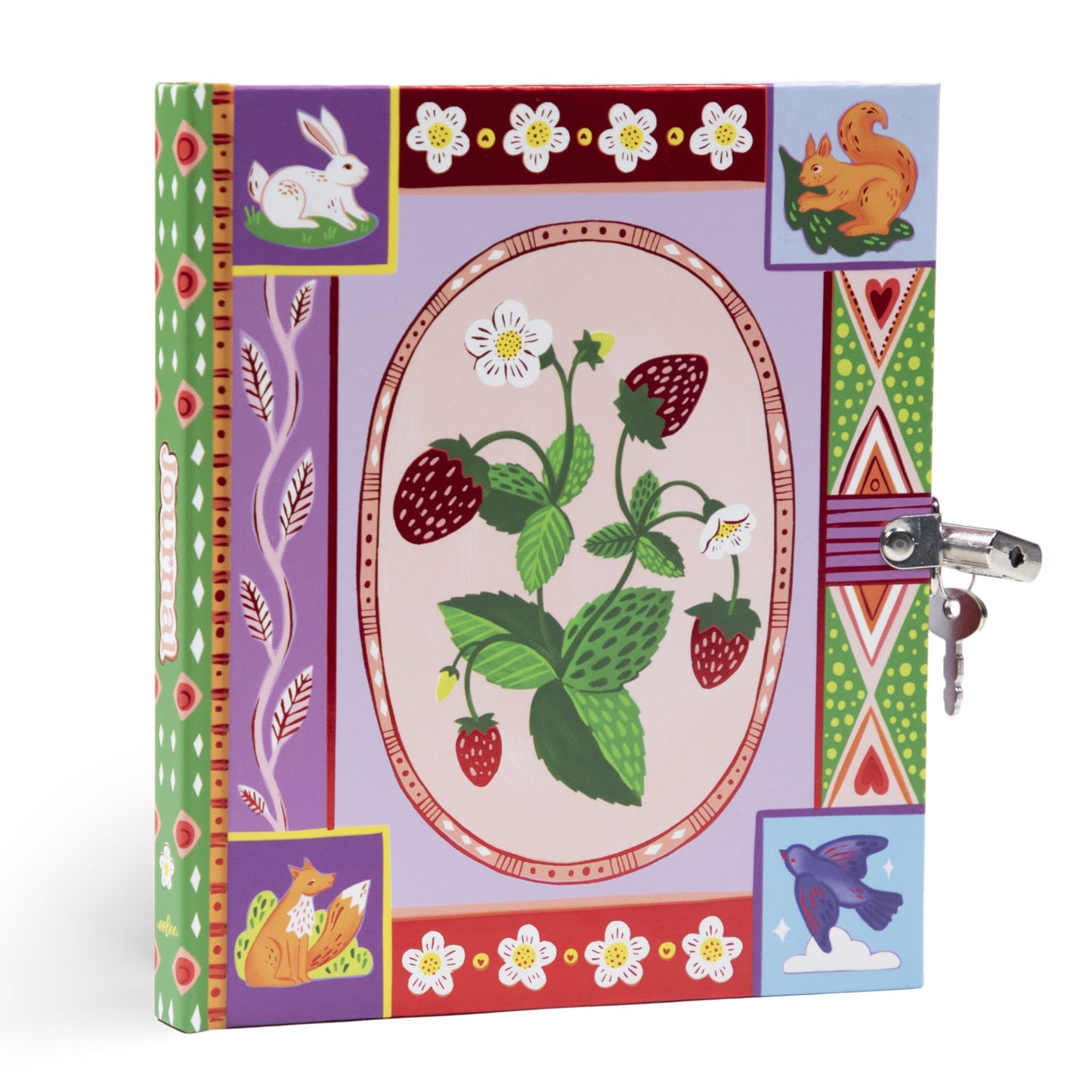  Strawberries Journal Diary eeBoo Fun Unique Gifts for Kids Ages 3-9