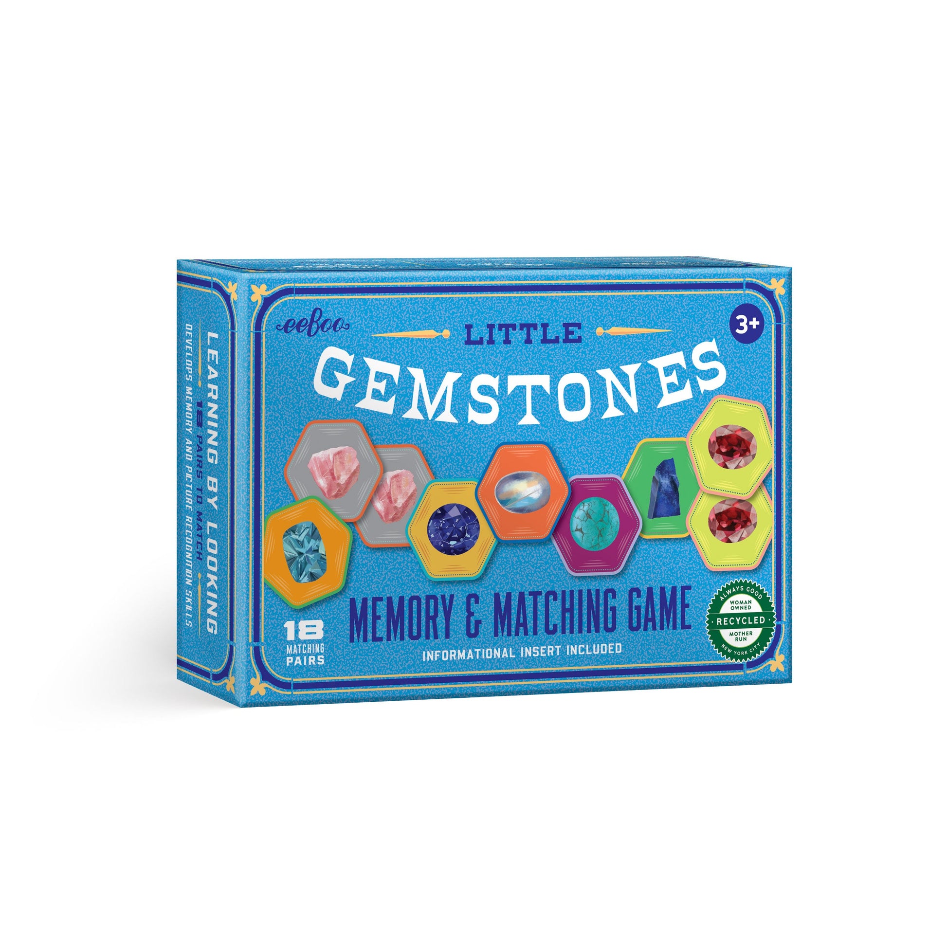 Gemstones Little Matching Game by eeBoo | Unique Fun Gifts
