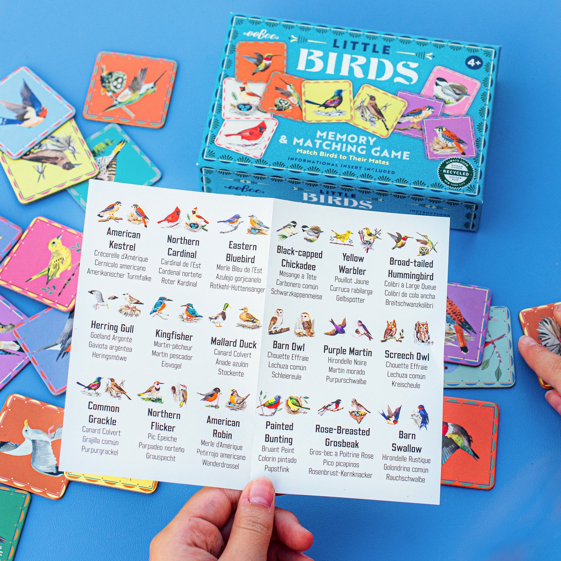 Birds Little Matching Game by eeBoo | Gifts for Age 4+