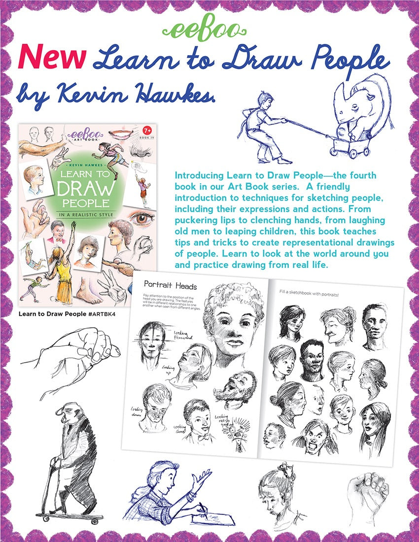 Learn to Draw People with Kevin Hawkes by eeBoo