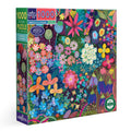 Colorful puzzle box with floral design. Seeds & Flowers 1000 Piece Puzzle by eeBoo | Unique Beautiful Gifts