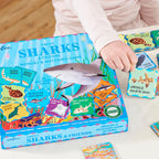 Sharks & Friends Shiny Memory Matching Game | Fun Gift for Kids Ages 3+