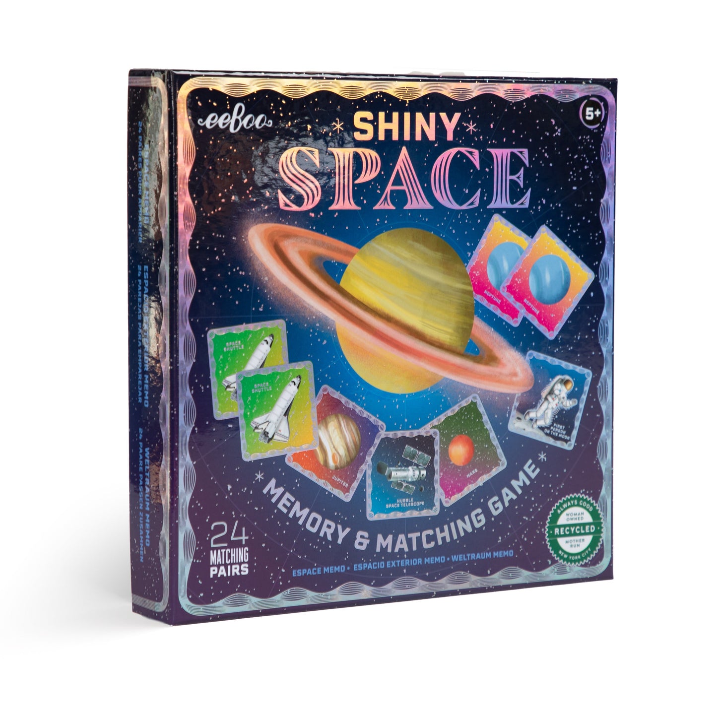 Space Shiny Matching Game by eeBoo | Unique Fun Gifts