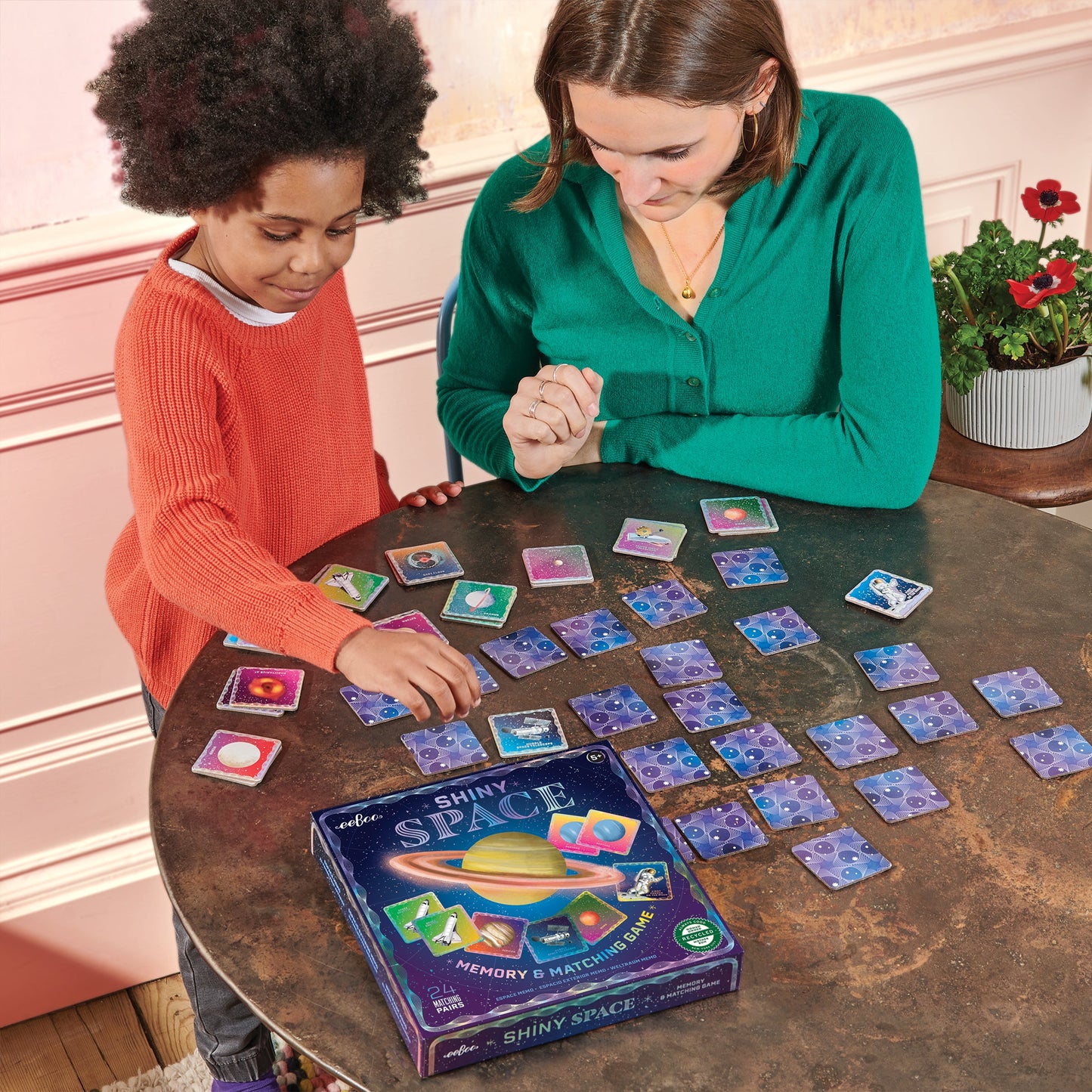 Space Shiny Matching Game by eeBoo | Unique Fun Gifts