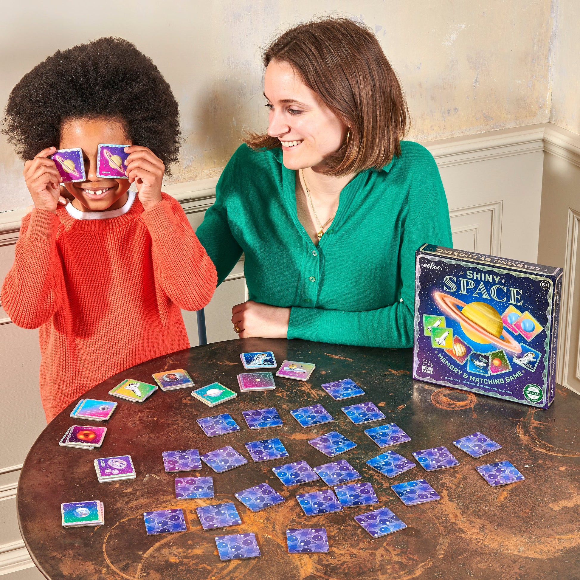 Space Shiny Matching Game by eeBoo | Unique Fun Gifts