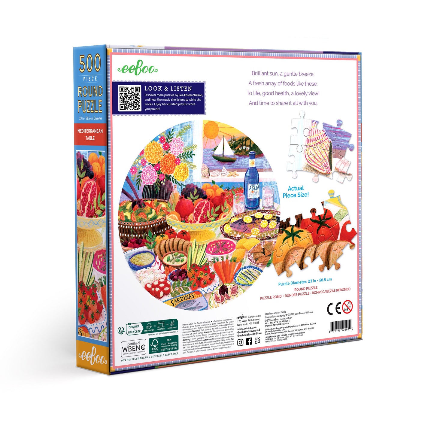 Mediterranean Table 500 Piece Puzzle