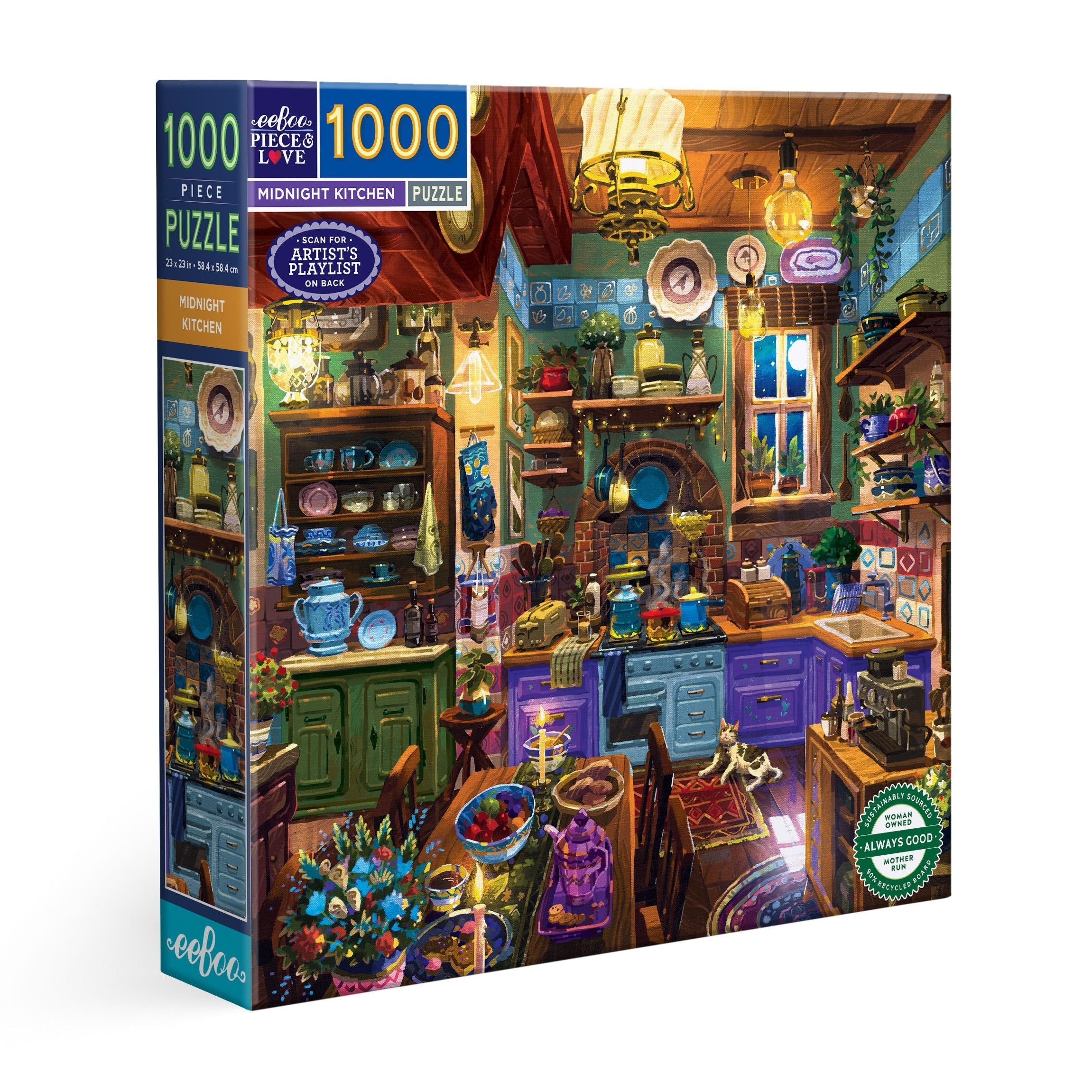 Midnight Kitchen 1000 Piece Puzzle – eeBoo