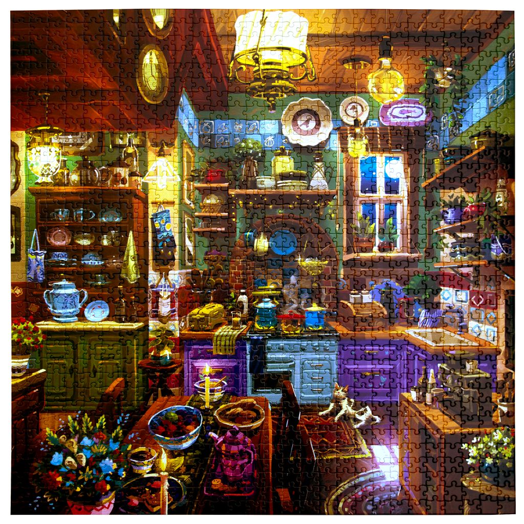 Midnight Kitchen 1000 Piece Puzzle – eeBoo