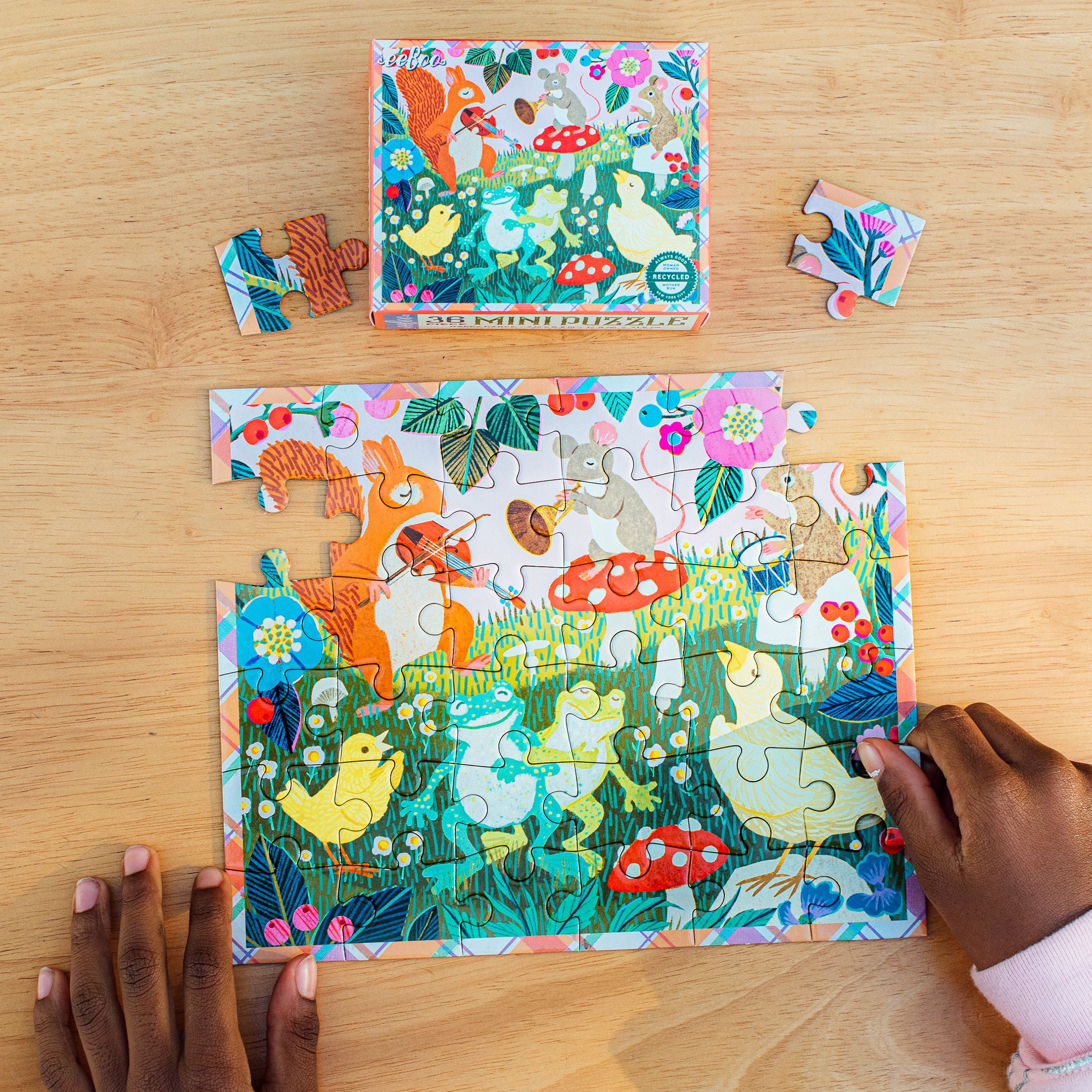 Mini 36pc Victoria Puzzle Assortment (16) by eeBoo | Unique Fun Gifts