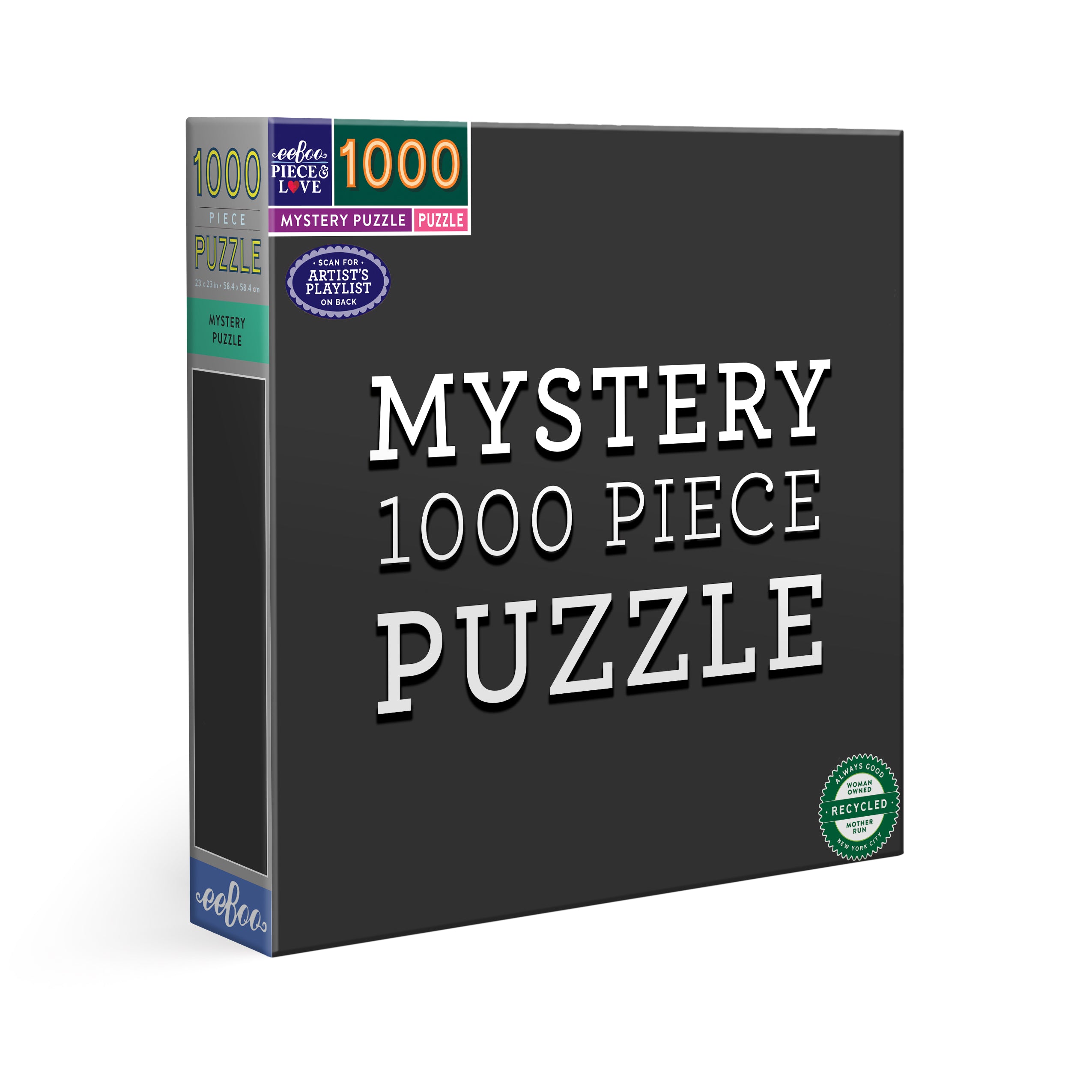 Box of a 1000-piece mystery puzzle 