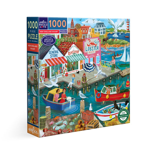 New England Wharf 1000 Piece Puzzle