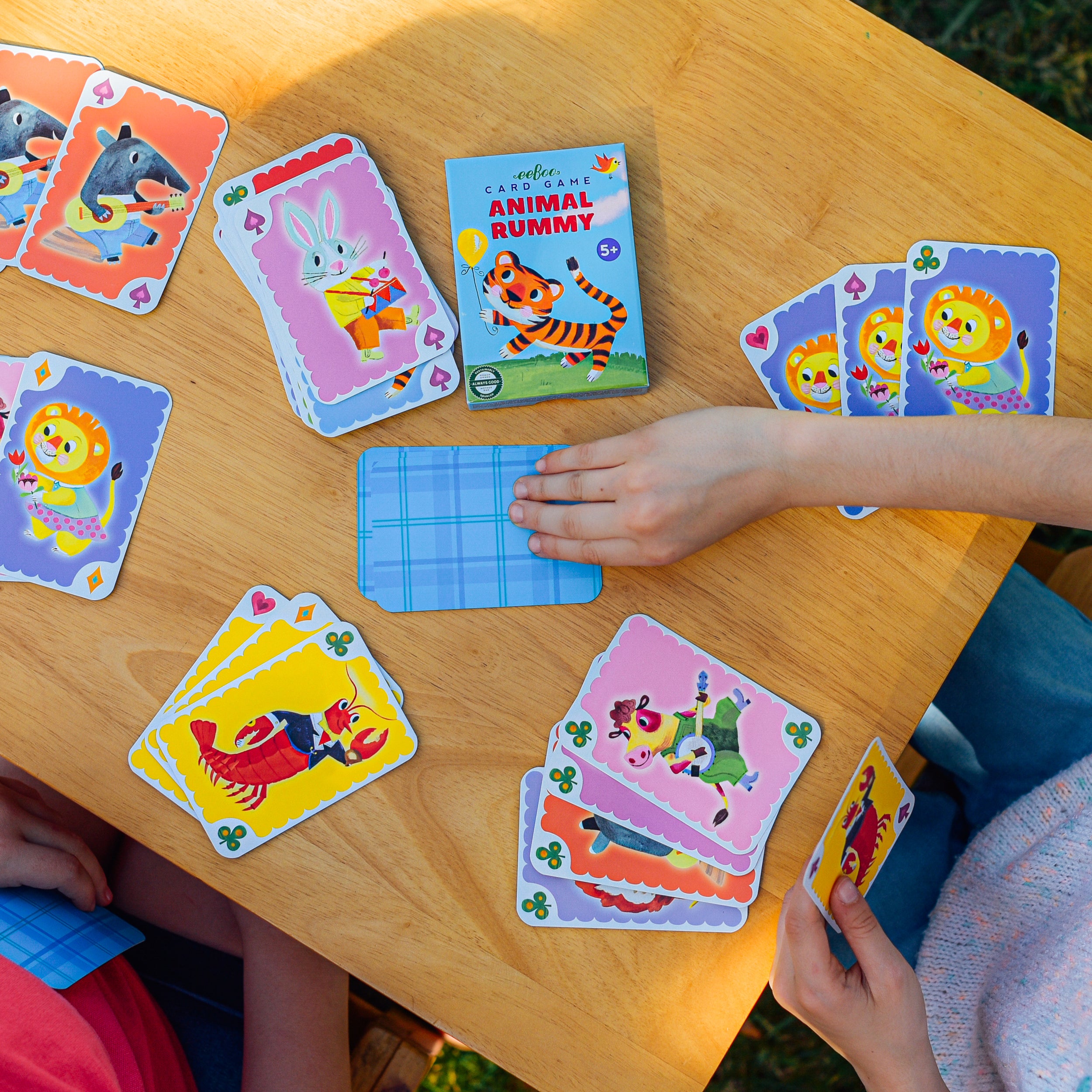 Fun Rummy Cards Animal Rummy Playing Cards | Unique Fun Gifts for Kids Ages 5+ – eeBoo