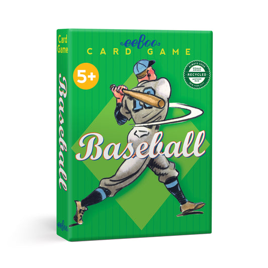 Baseball Playing Cards by eeBoo | Unique Card Game Gift for Kids 5+