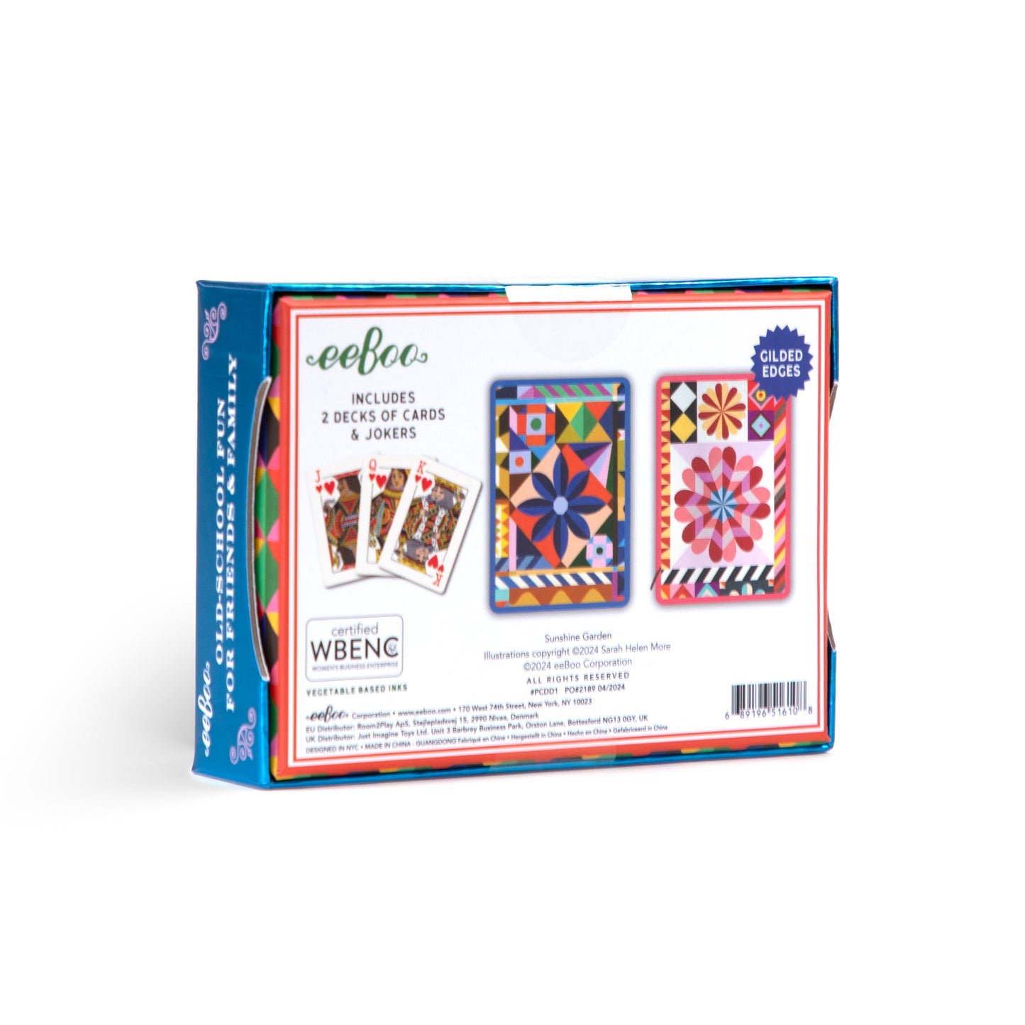 Sunshine Garden Playing Cards by eeBoo | Unique Fun Gifts