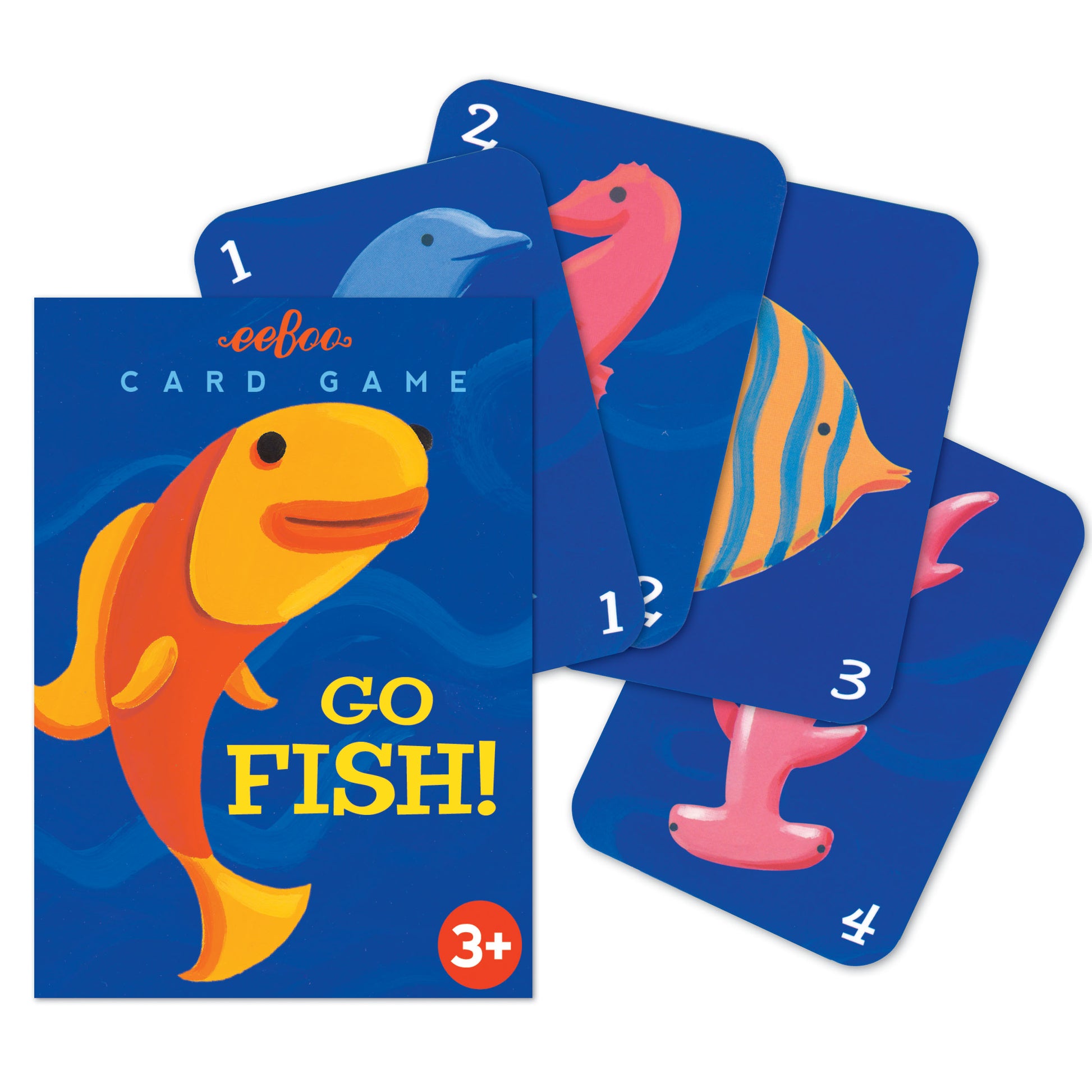 Go Fish Classic Playing Card Game by eeBoo | Unique Gifts for Kids 3+