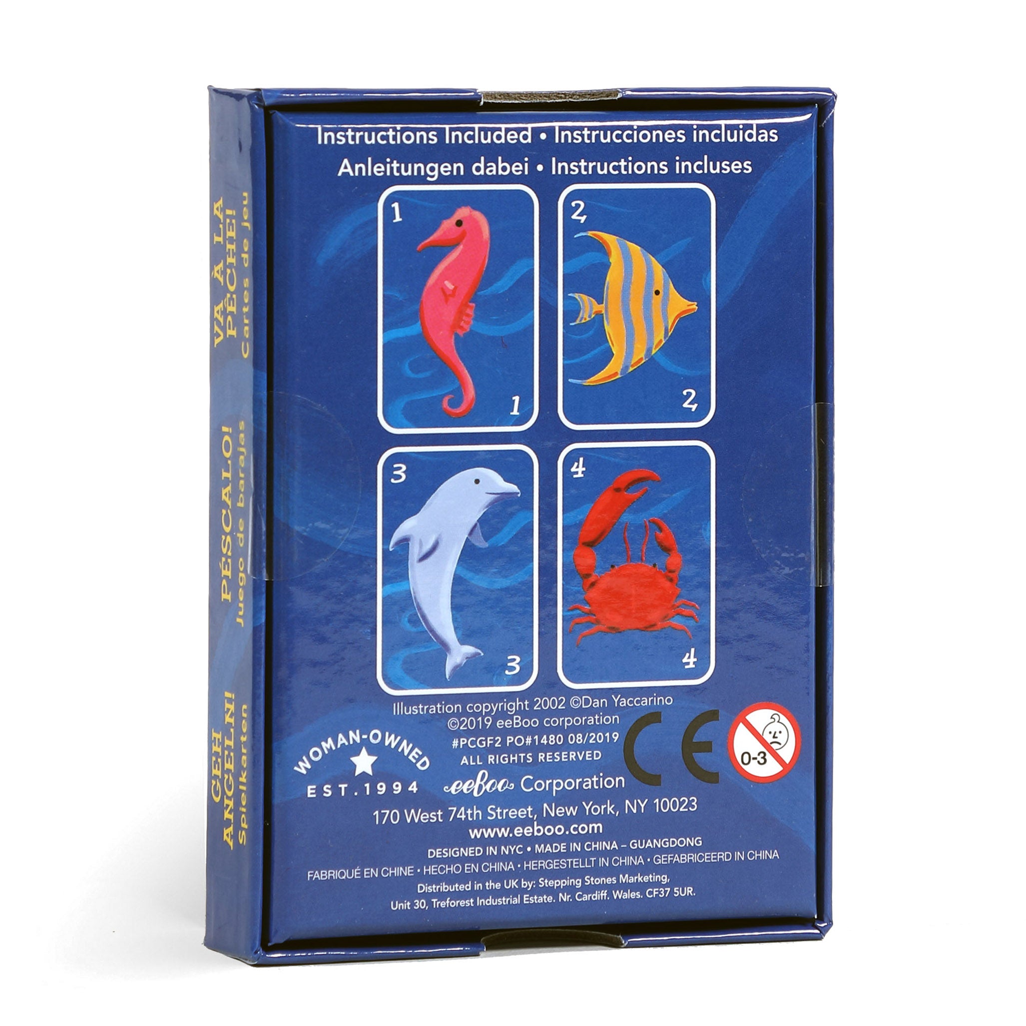 Go Fish Classic Playing Card Game by eeBoo | Unique Gifts for Kids 3+