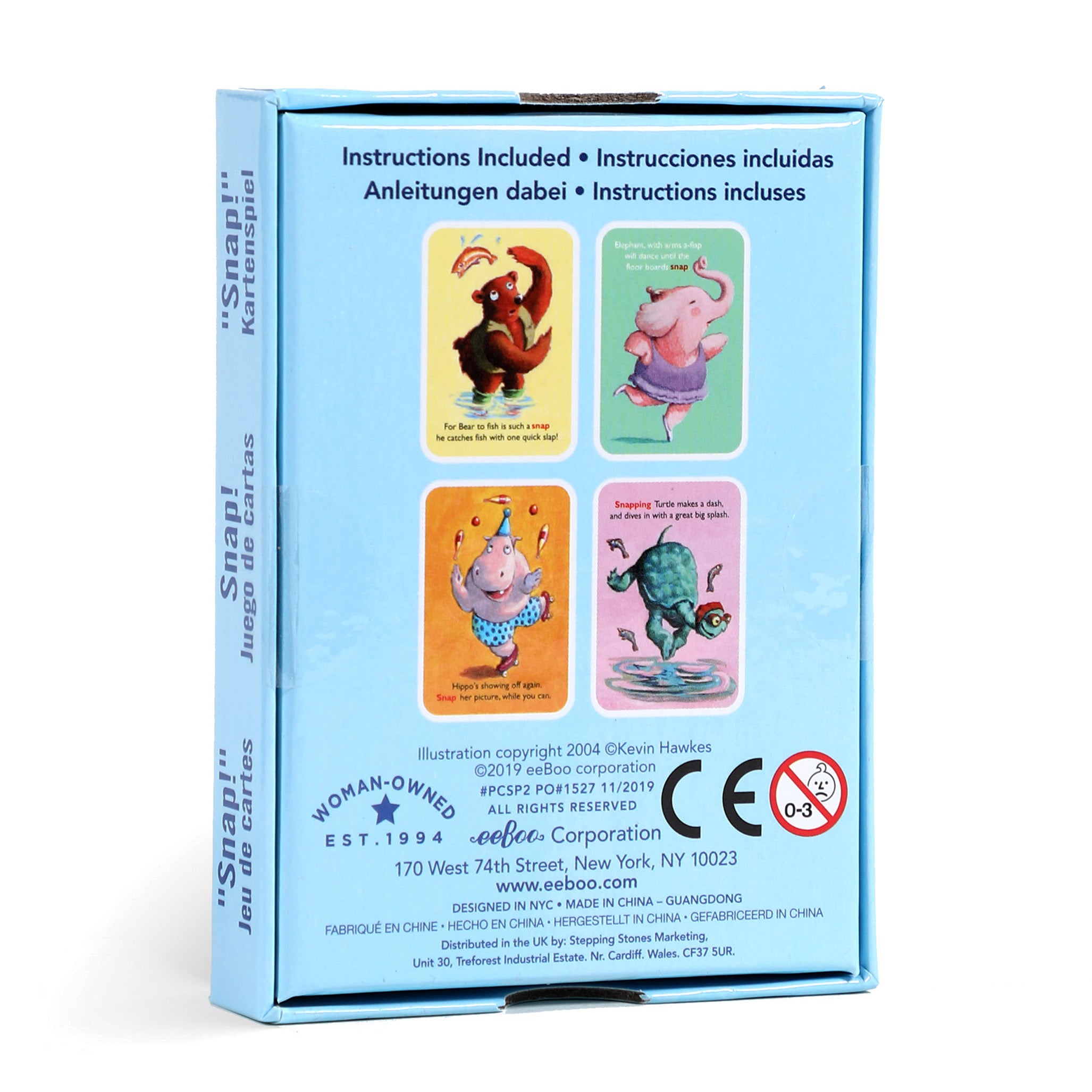 Snap a Fast-Paced Playing Card Game by eeBoo | Great Gifts for Kids 4+